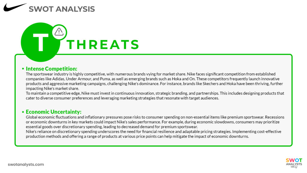 Nike Threats - Nike SWOT Analysis