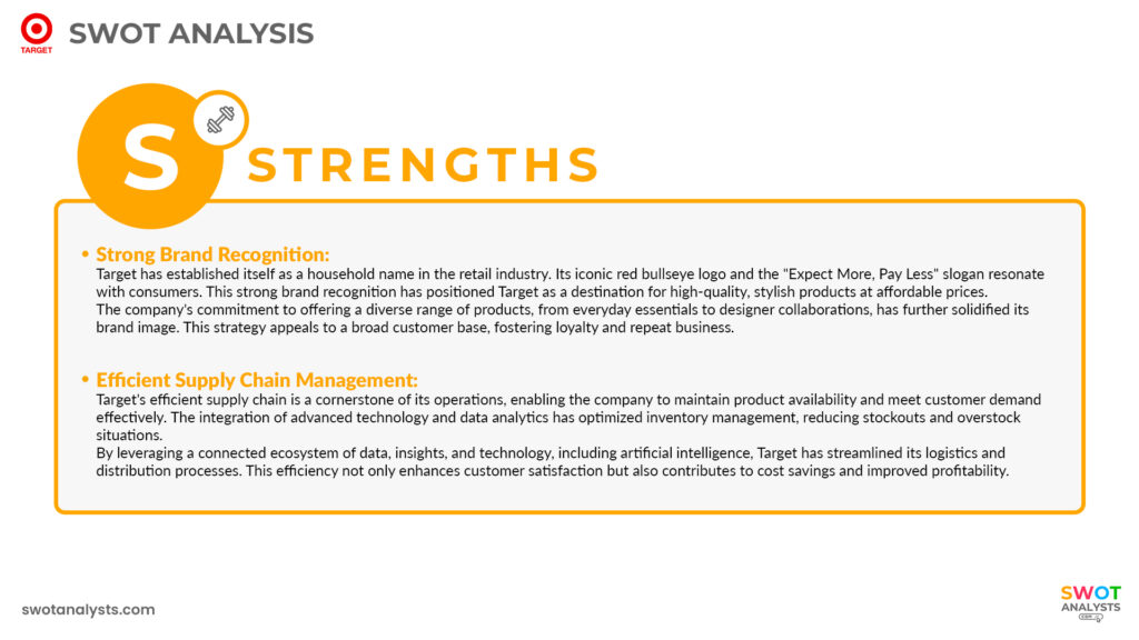 Target Strengths - Target SWOT Analysis