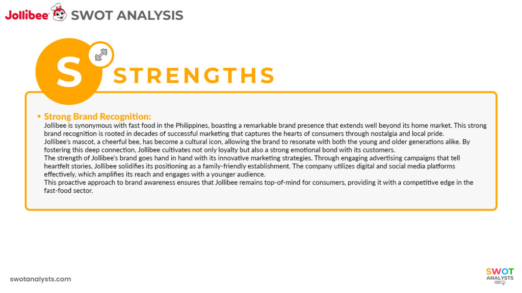 Jollibee Strengths - Jollibee SWOT Analysis