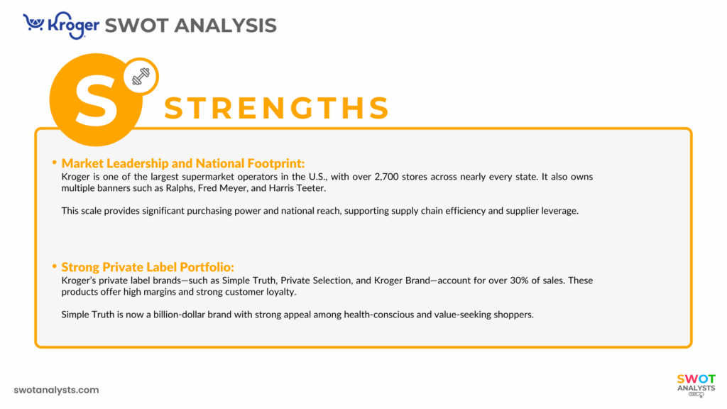 Kroger Strengths - Kroger SWOT Analysis