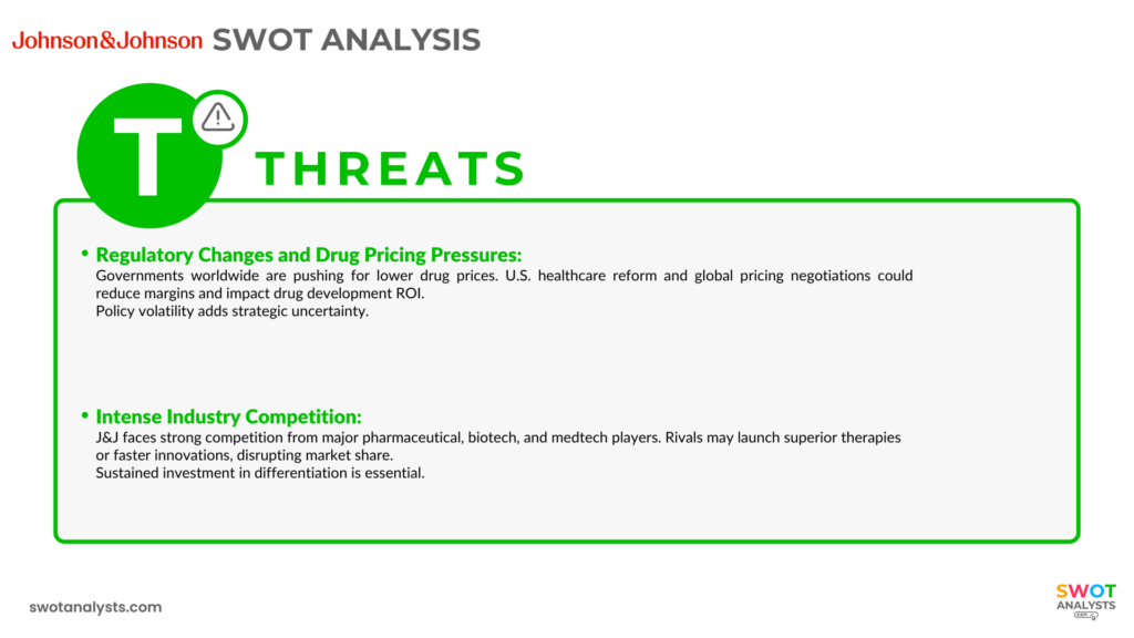 Johnson & Johnson Threats - Johnson & Johnson SWOT Analysis