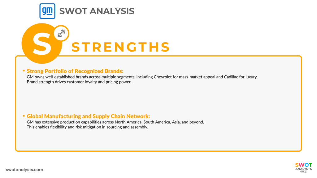 General Motors Strengths - General Motors SWOT Analysis