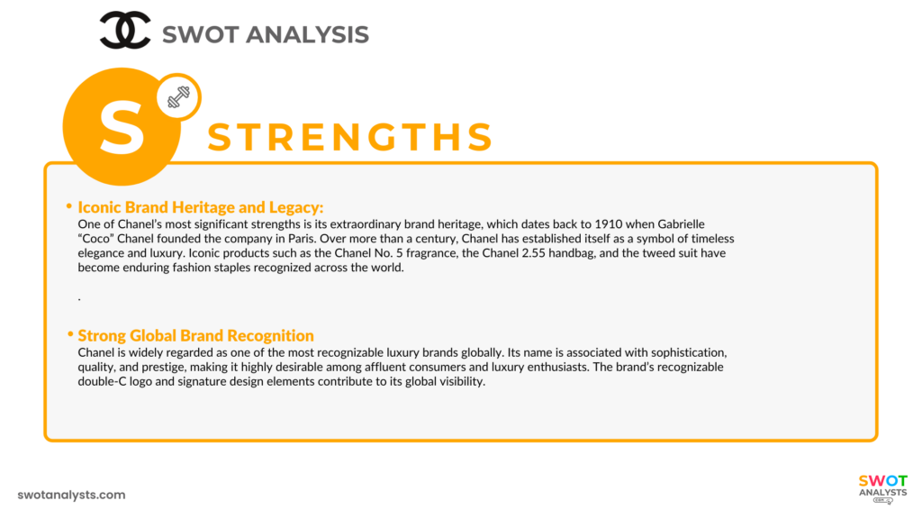  Chanel SWOT Analysis Strengths - Chanel SWOT Analysis