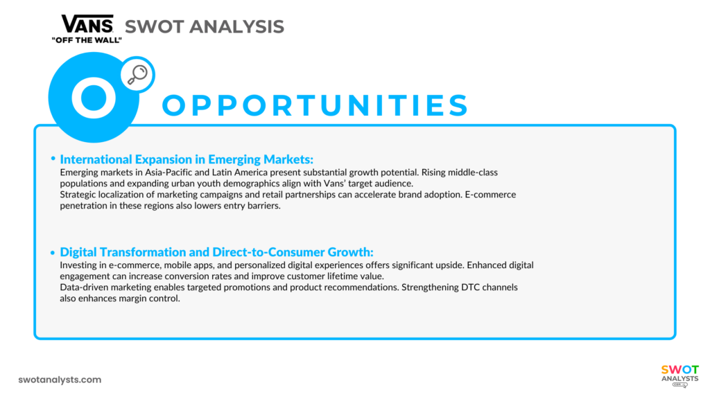 Vans SWOT Analysis Opportunities - Vans SWOT Analysis