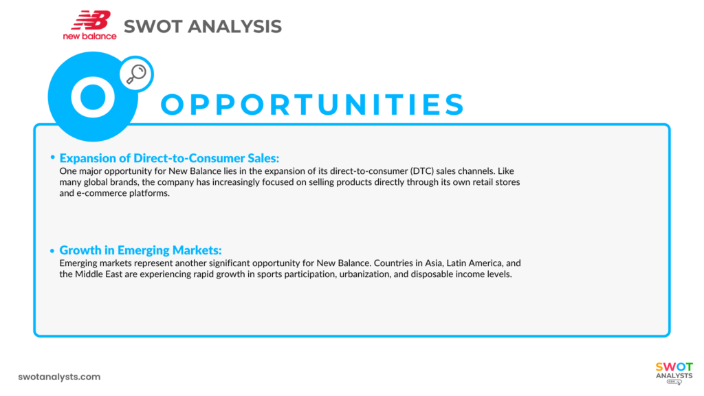New Balance SWOT Analysis Opportunities